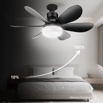 30W Ceiling Fan Light E27 with Remote LED Dimming Function Suitable for Living Room Study and Home Use 85-265V