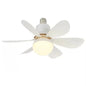 30W Ceiling Fan Light E27 with Remote LED Dimming Function Suitable for Living Room Study and Home Use 85-265V