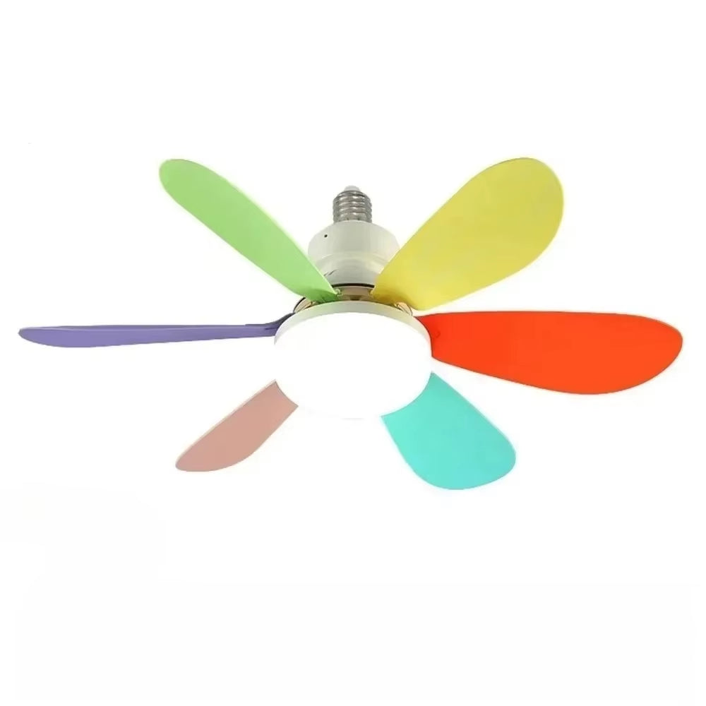 30W Ceiling Fan Light E27 with Remote LED Dimming Function Suitable for Living Room Study and Home Use 85-265V